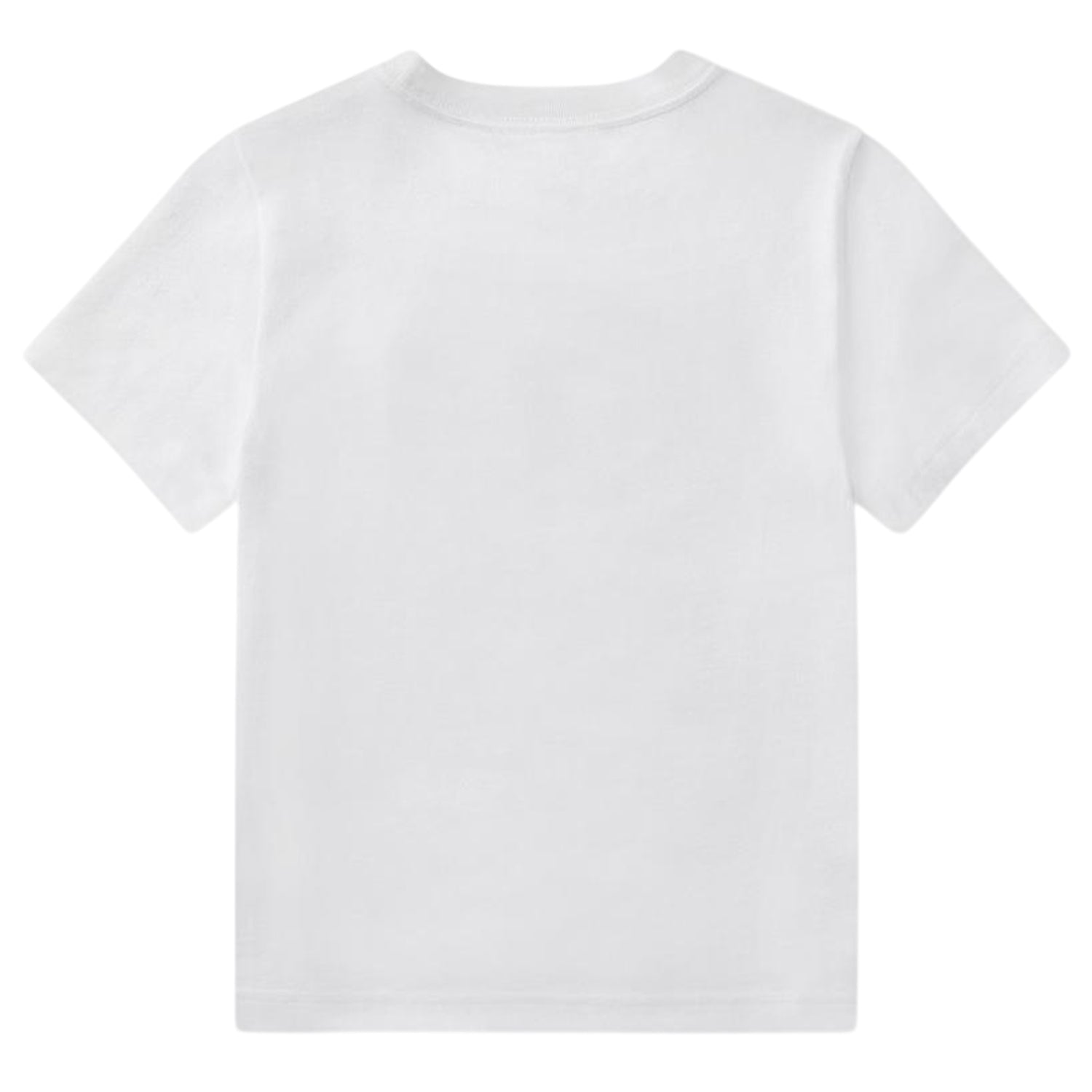 White - Back - Lacoste Childrens-Kids Puffy Logo Regular T-Shirt