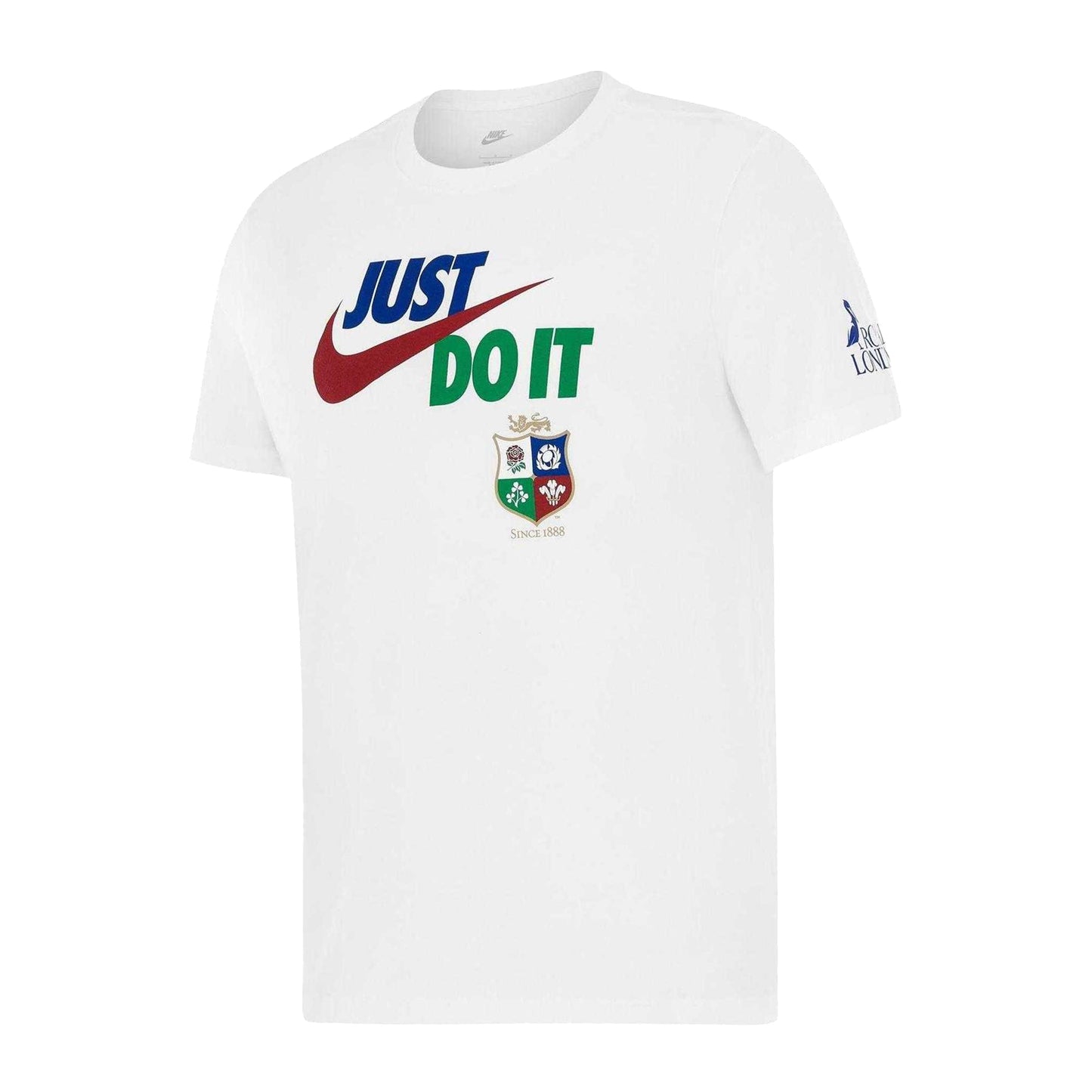 White-Pepper - Front - Nike Mens Just Do It British & Irish Lions T-Shirt