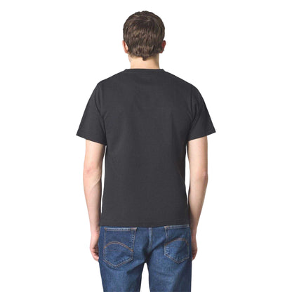 Black - Back - Pretty Green Mens Resonance Box Logo T-Shirt