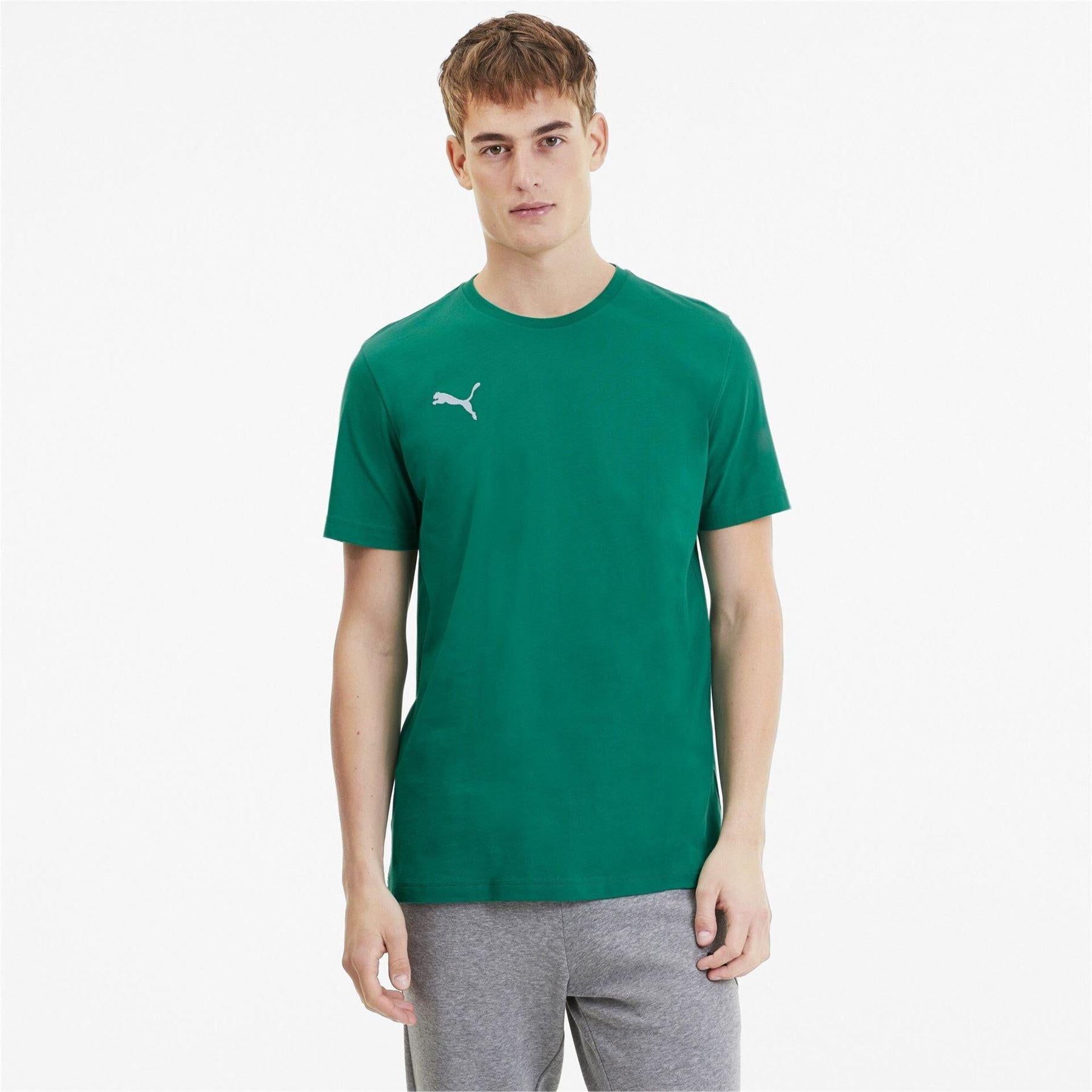 Pepper Green - Side - Puma Mens TeamGoal 23 Regular T-Shirt