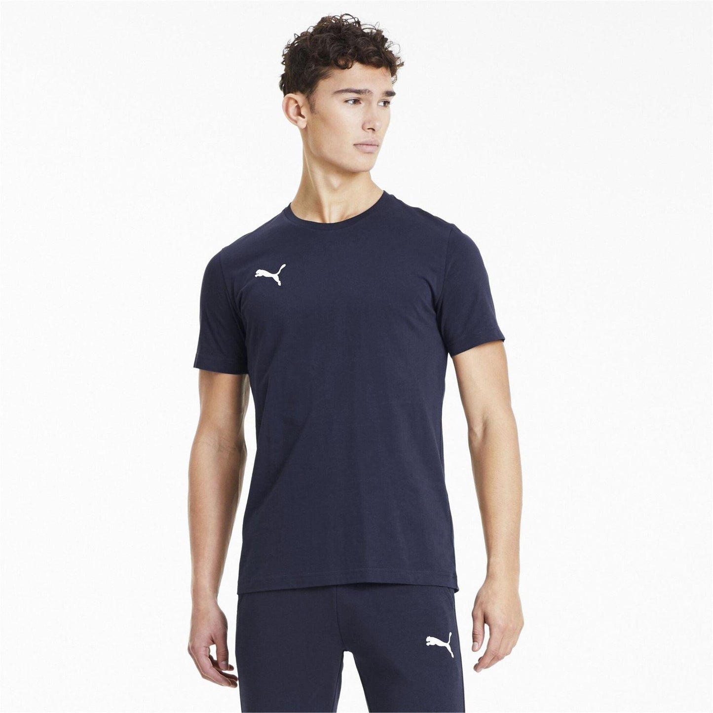 Peacoat - Side - Puma Mens TeamGoal 23 Regular T-Shirt