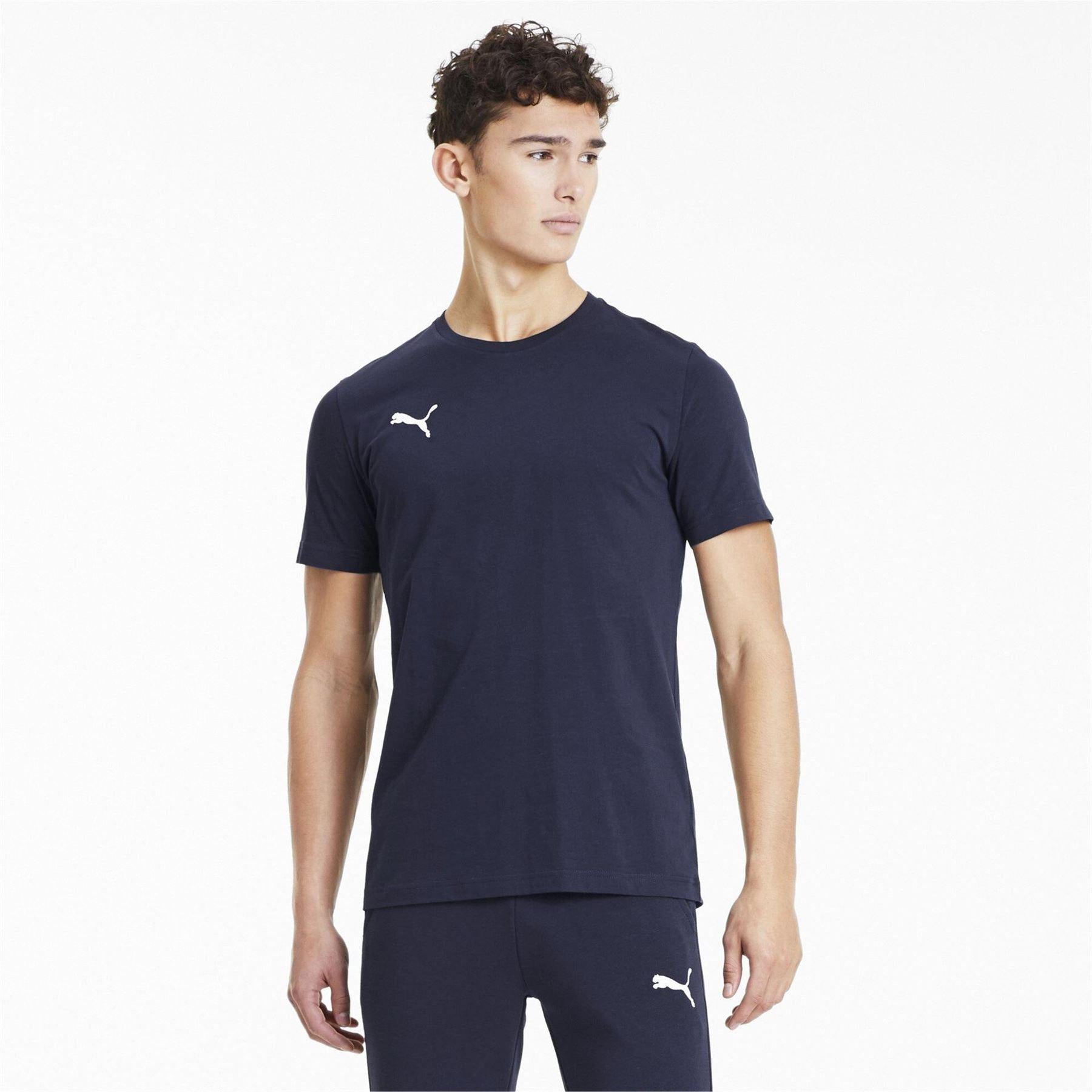 Peacoat - Side - Puma Mens TeamGoal 23 Regular T-Shirt