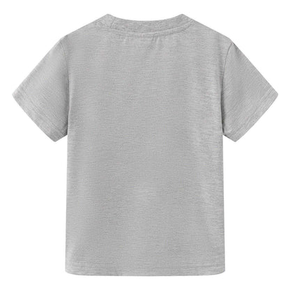 Grey - Back - Harry Potter Childrens-Kids Hogwarts Crest Cotton T-Shirt