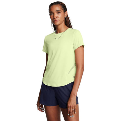 Green - Side - Under Armour Womens-Ladies Elite Loose Fit Training T-Shirt