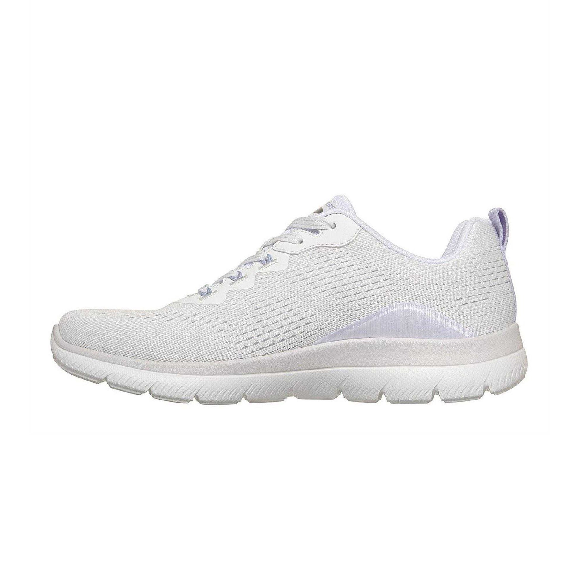 White-Lavender - Back - Skechers Womens-Ladies Summit Arch Fit Trainers