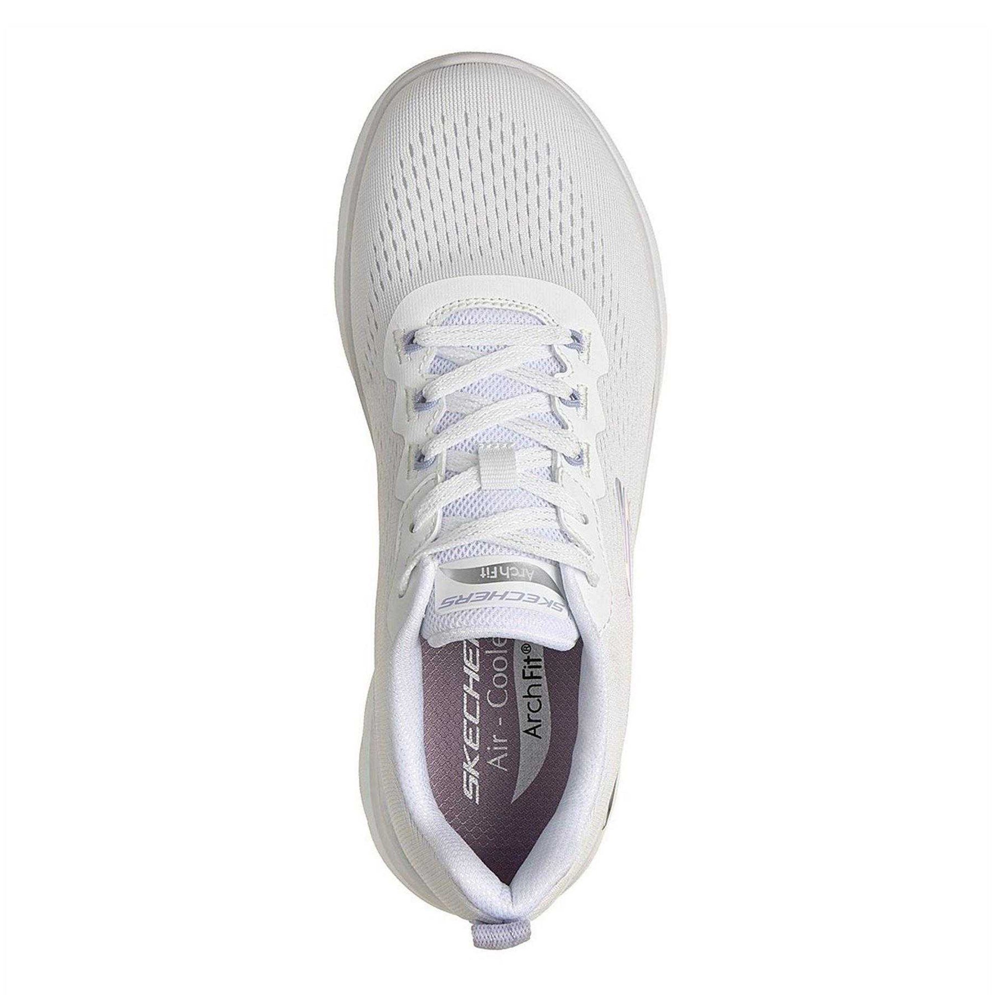 White-Lavender - Lifestyle - Skechers Womens-Ladies Summit Arch Fit Trainers