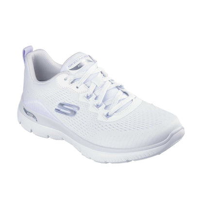 White-Lavender - Front - Skechers Womens-Ladies Summit Arch Fit Trainers