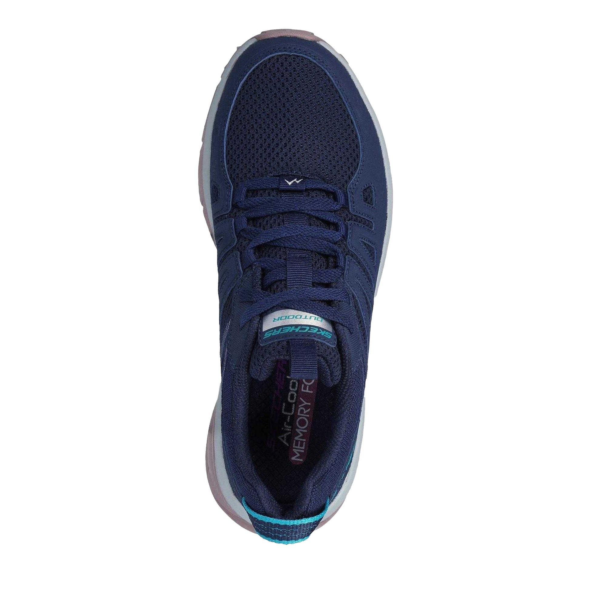 Navy - Lifestyle - Skechers Womens-Ladies Overlay Trainers