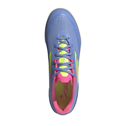 Blue-Lemon - Pack Shot - Adidas Mens F50 Indoor Football Shoes