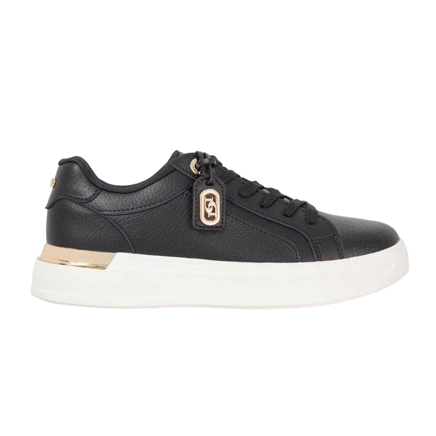 Black - Side - Dune London Womens-Ladies Ekino Trainers