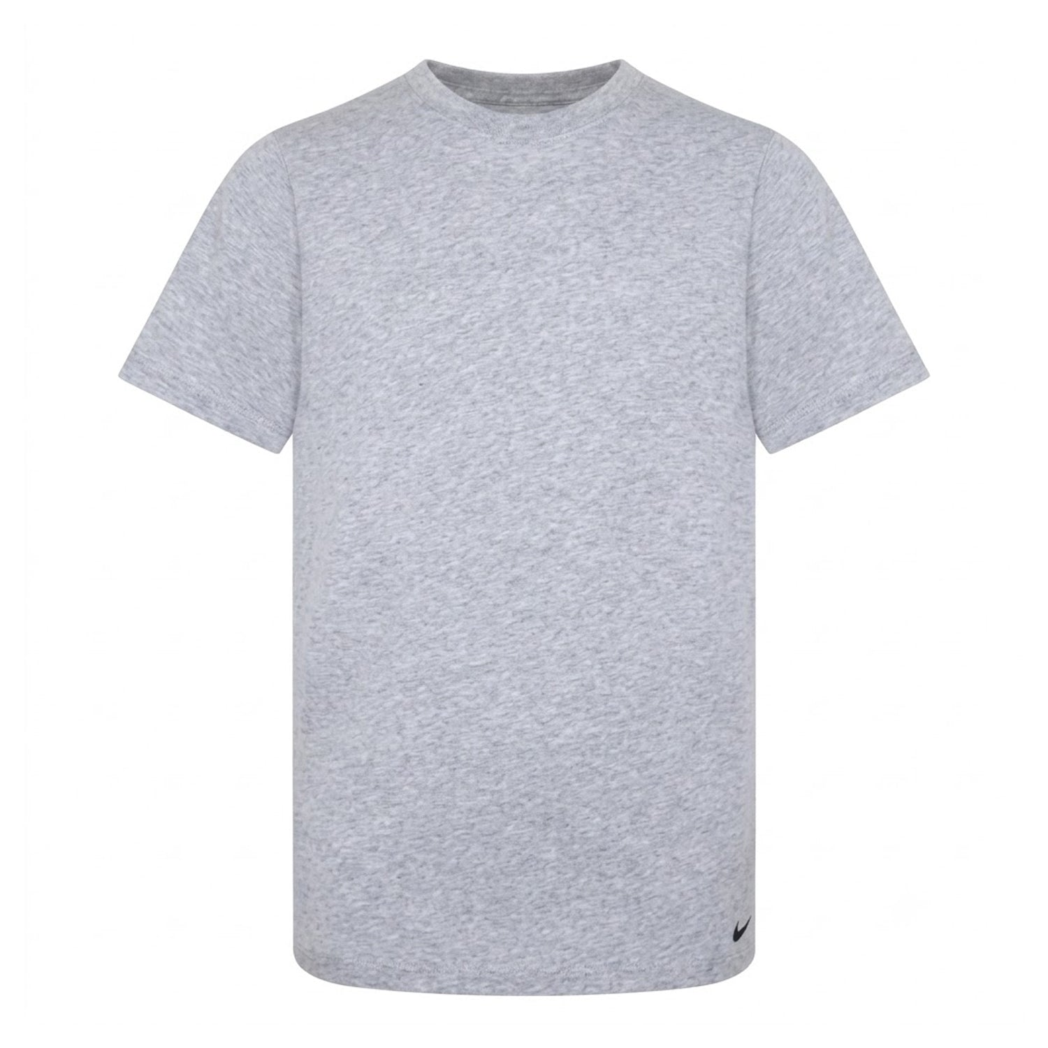 Grey-Black - Side - Nike Boys Essential Solid Regular T-Shirt (Pack of 2)
