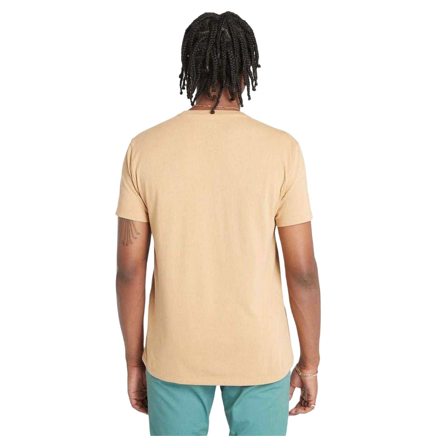 Wheat - Back - Timberland Mens Oyster River T-Shirt