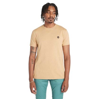 Wheat - Side - Timberland Mens Oyster River T-Shirt