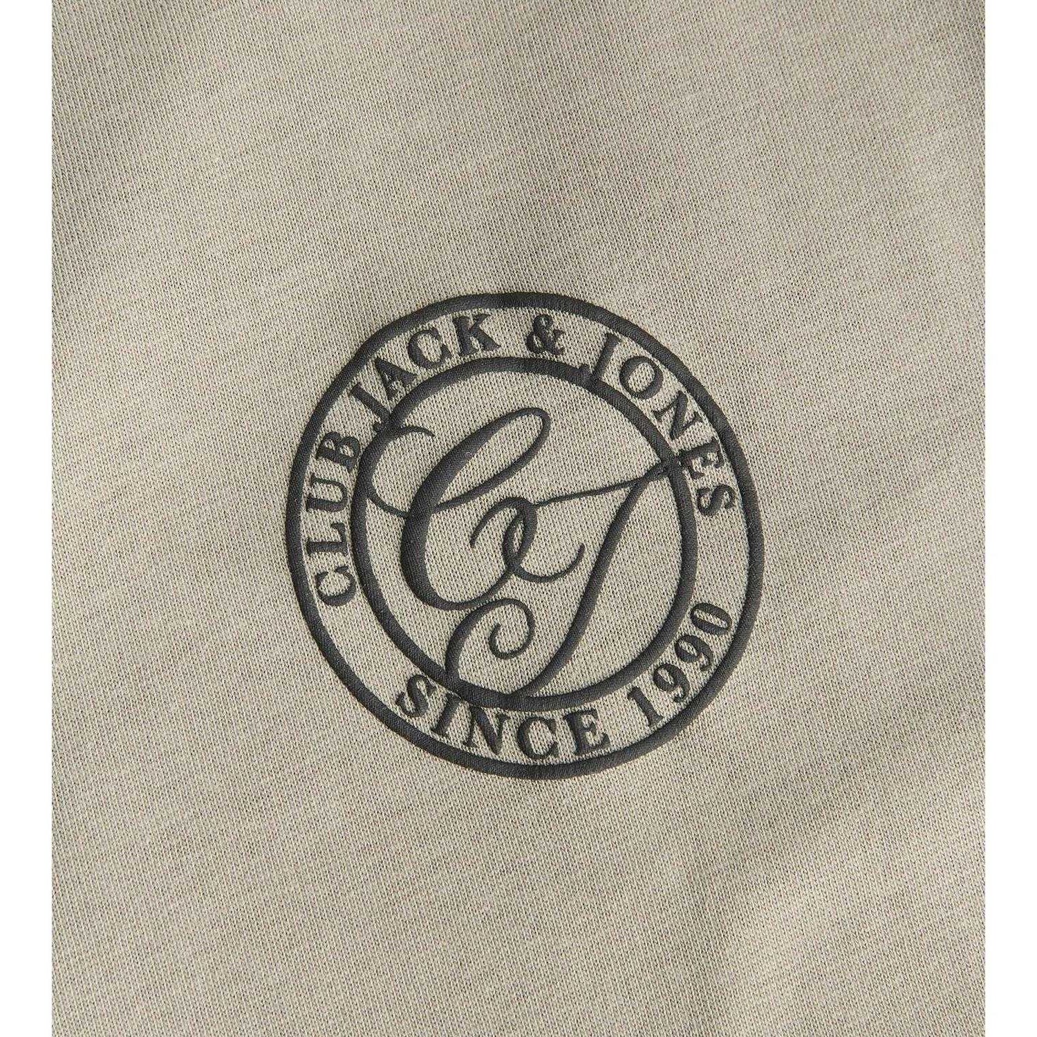 Vetiver - Side - Jack And Jones Mens Logo Cotton T-Shirt