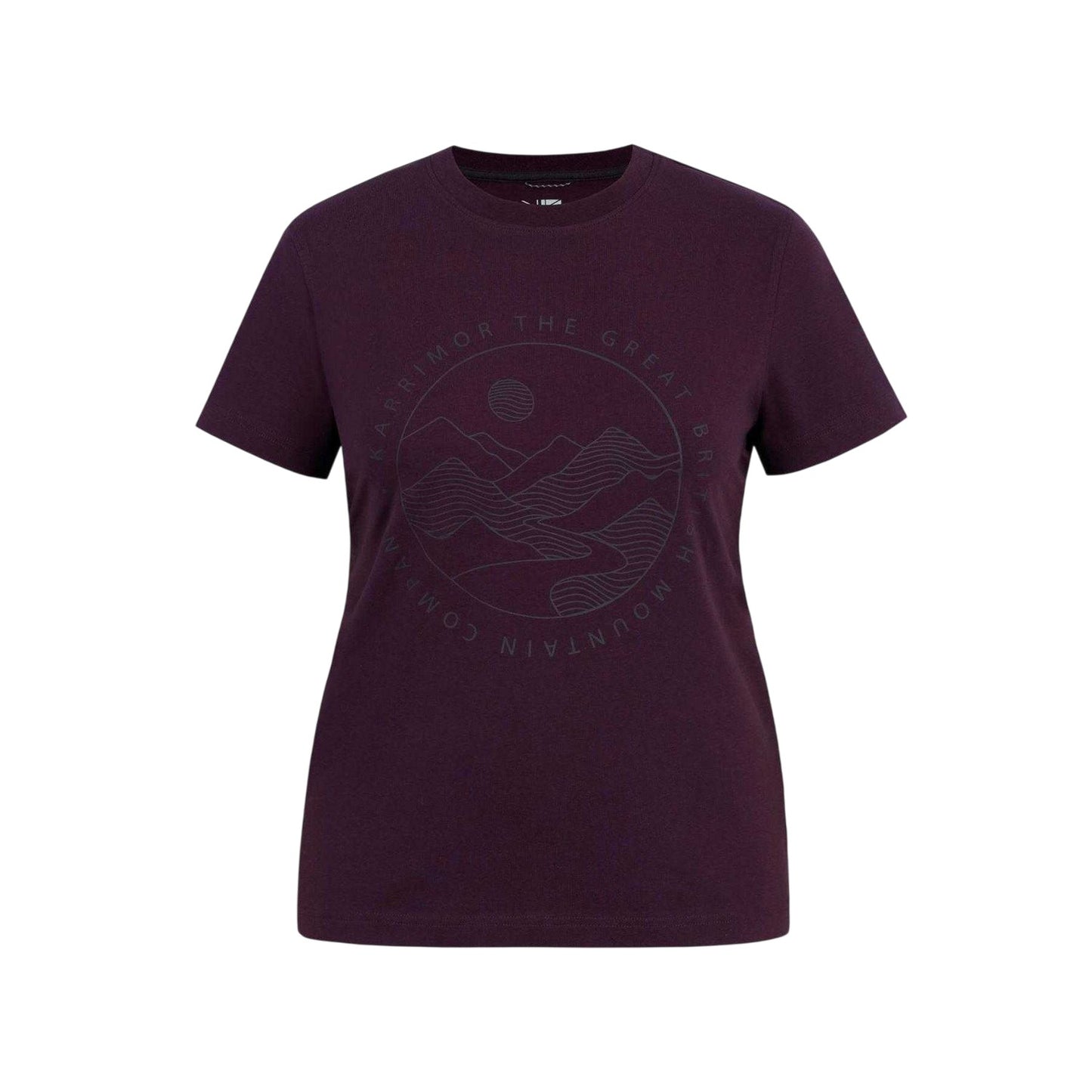 Blackberry - Front - Karrimor Womens-Ladies Printed T-Shirt