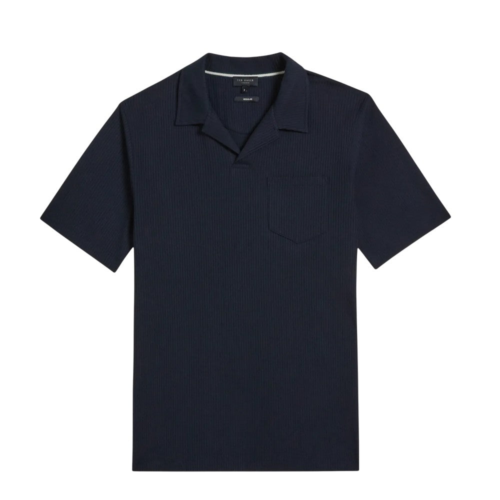 Navy - Front - Ted Baker Mens Arkes Regular Polo Shirt
