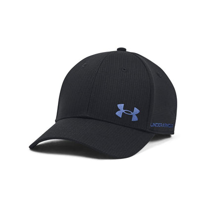 Black - Front - Under Armour Armourvent Iso-Chill Adjustable Baseball Cap