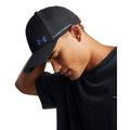 Black - Side - Under Armour Armourvent Iso-Chill Adjustable Baseball Cap