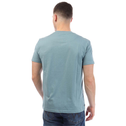 Light Blue - Back - Weekend Offender Mens McMoney Box Logo T-Shirt