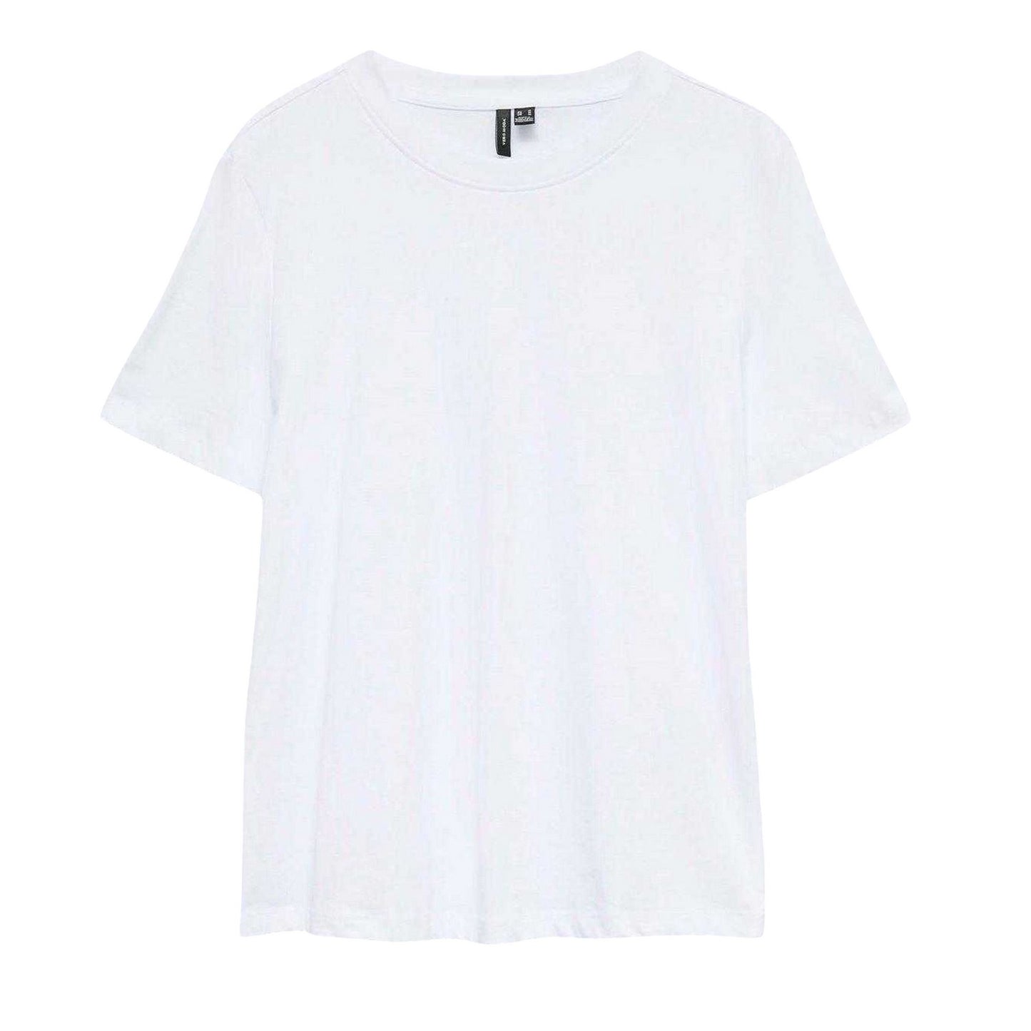 Bright White - Front - Vero Moda Womens-Ladies Paulina Regular Short-Sleeved T-Shirt