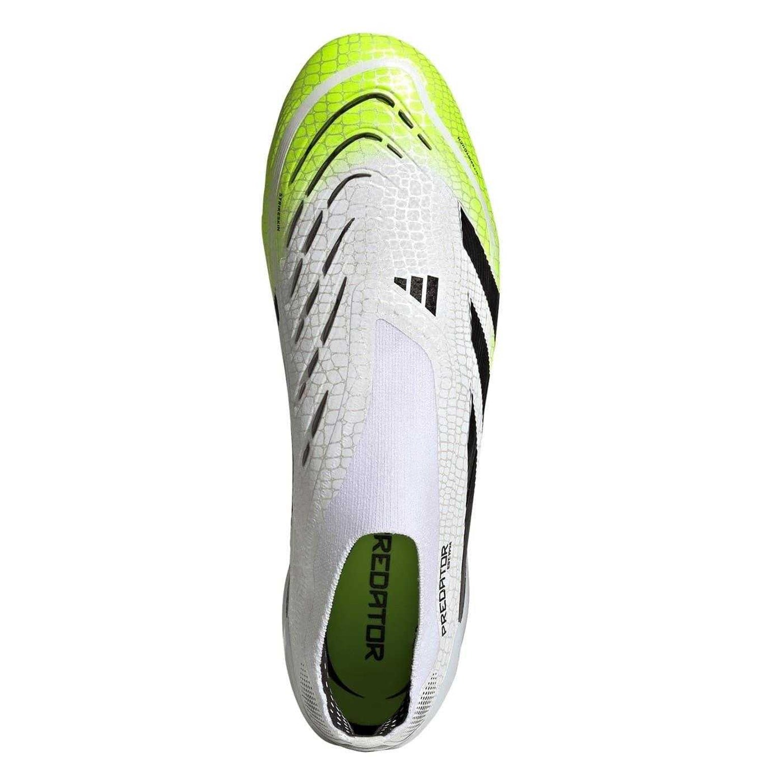 White-Black-Lemon - Lifestyle - Adidas Mens Predator Elite Firm Ground Football Boots
