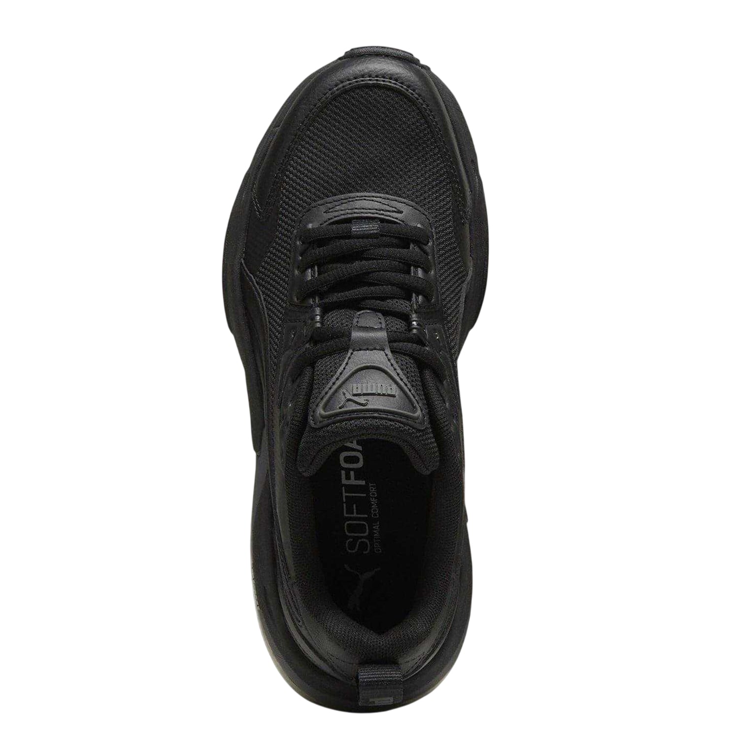 Black - Side - Puma Womens-Ladies Cilla Running Trainers