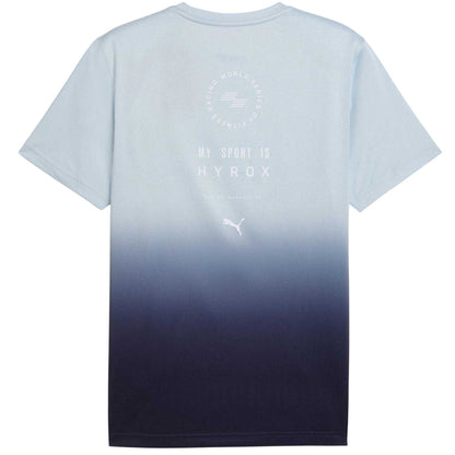Deep Plum - Back - Puma Mens Hyrox Ombre Athletic T-Shirt