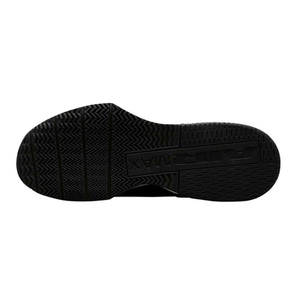 Black-White - Side - Nike Unisex Adult Air Max Leather Training Trainers