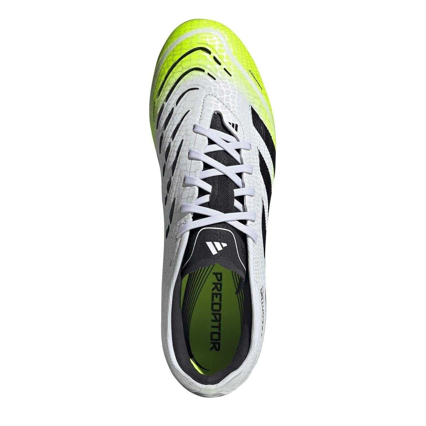 White-Black-Lemon - Lifestyle - Adidas Mens Predator Pro Firm Ground Football Boots