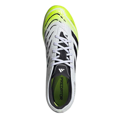 White-Black-Lemon - Lifestyle - Adidas Mens Predator Pro Firm Ground Football Boots