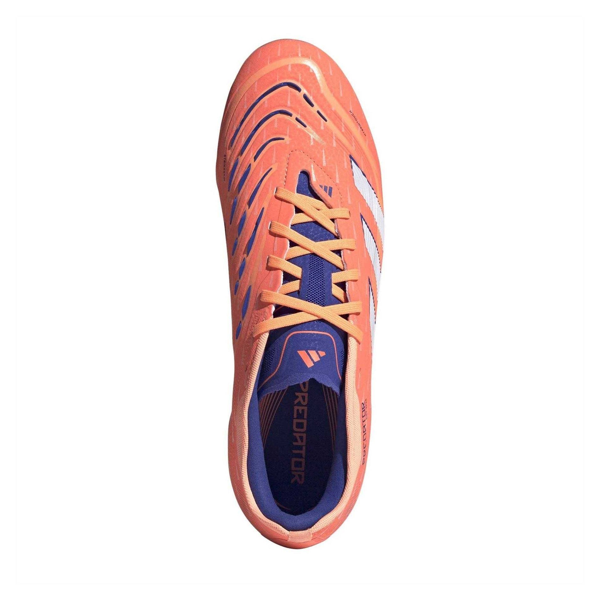 Orange-White - Lifestyle - Adidas Mens Predator Pro Firm Ground Football Boots