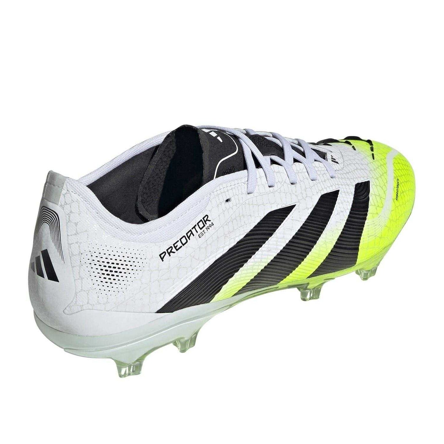 White-Black-Lemon - Back - Adidas Mens Predator Pro Firm Ground Football Boots