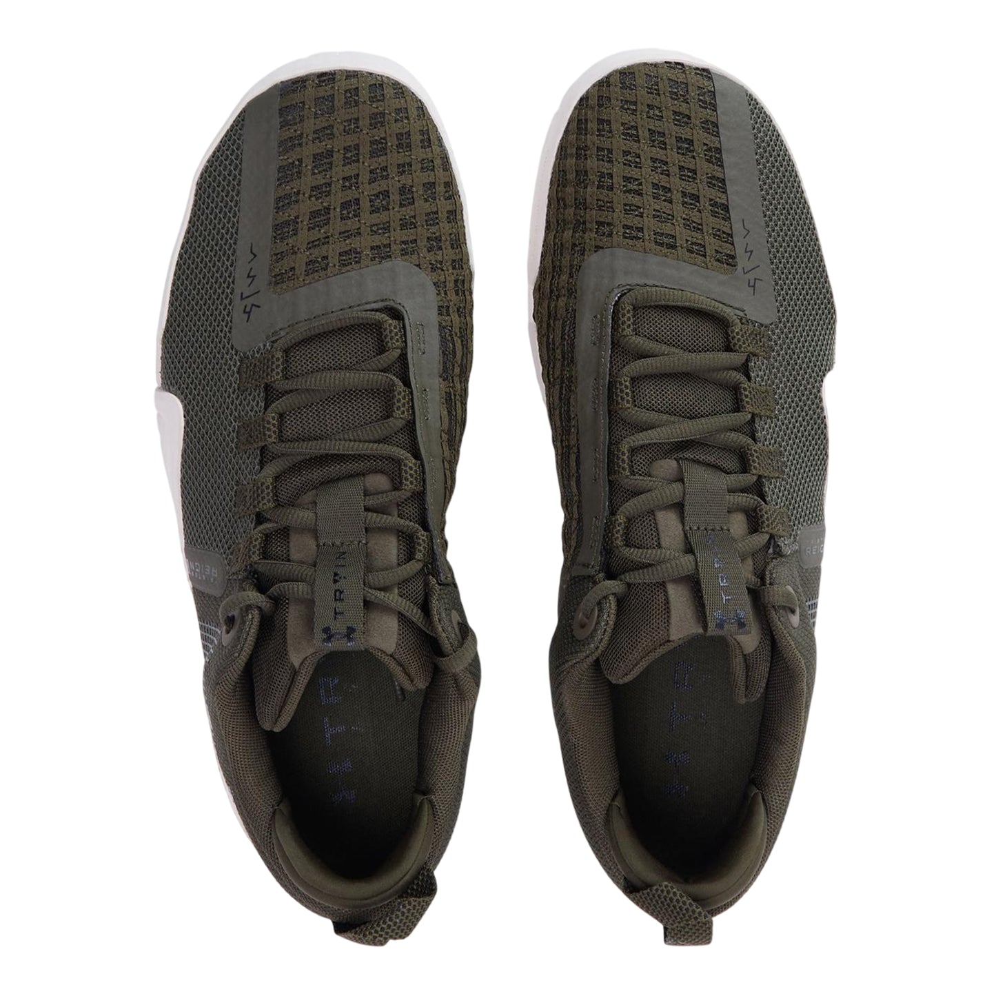 Green - Side - Under Armour Mens Tribase Reign Trainers