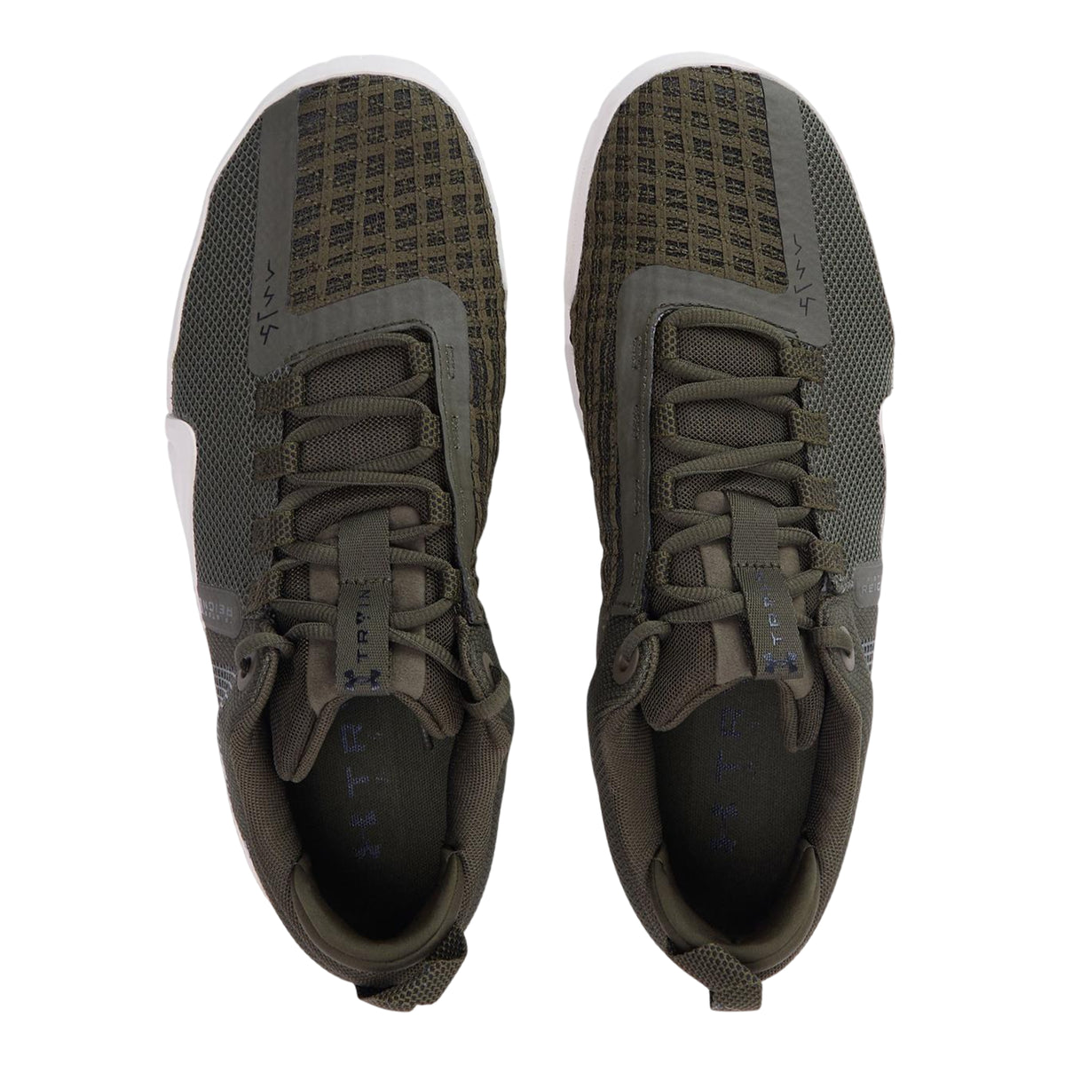 Green - Side - Under Armour Mens Tribase Reign Trainers