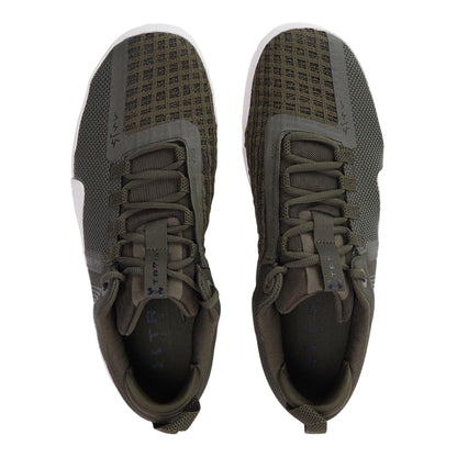 Green - Side - Under Armour Mens Tribase Reign Trainers