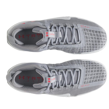 Steel - Side - Under Armour Mens Tribase Reign Trainers