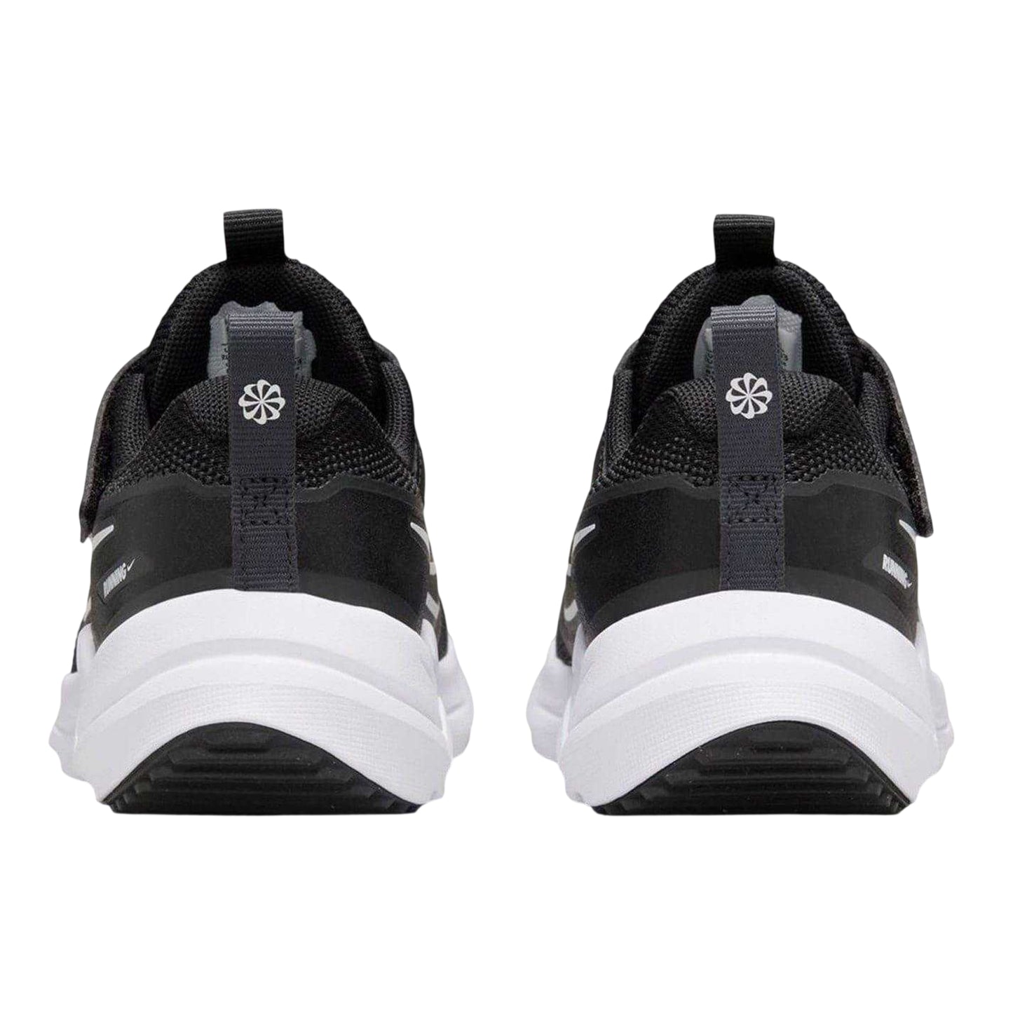 Black-White - Back - Nike Childrens-Kids Cosmic Hook and Loop Trainers