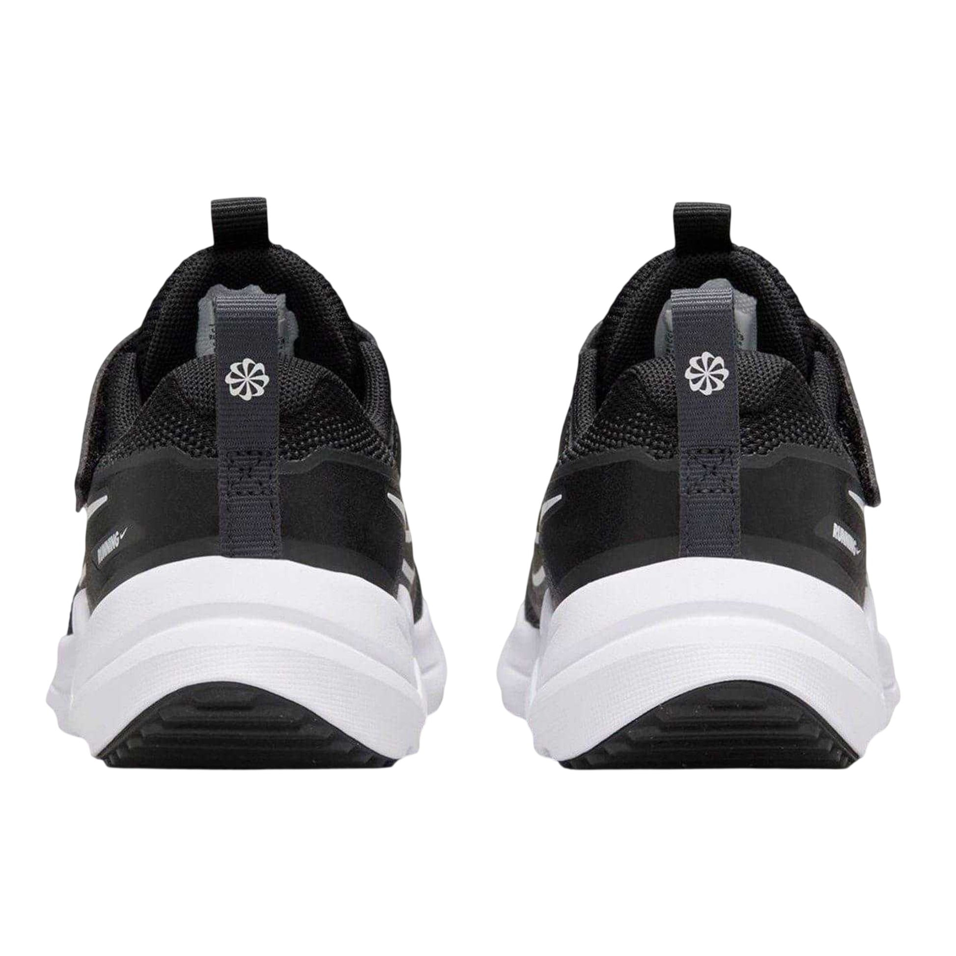 Black-White - Back - Nike Childrens-Kids Cosmic Hook and Loop Trainers