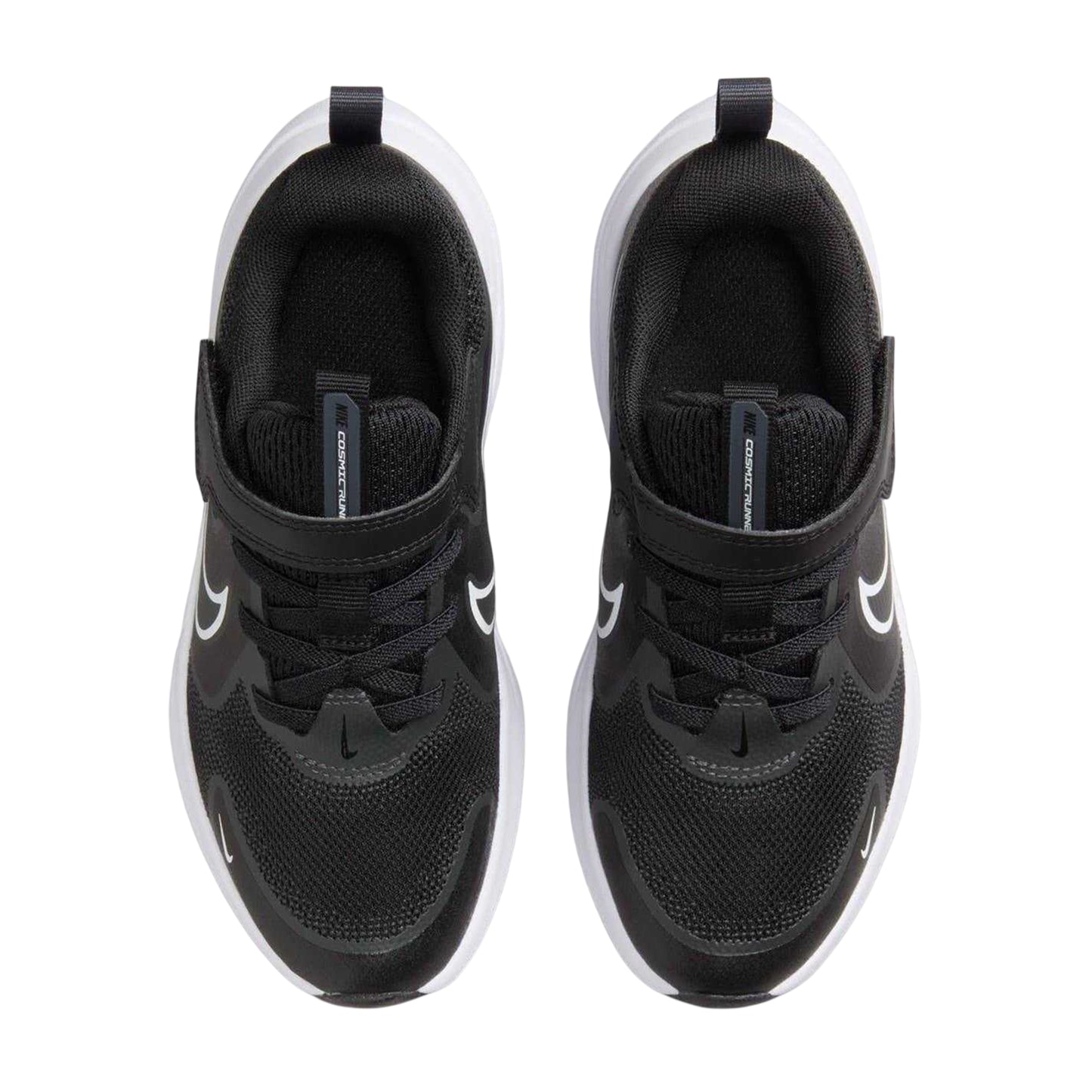 Black-White - Lifestyle - Nike Childrens-Kids Cosmic Hook and Loop Trainers