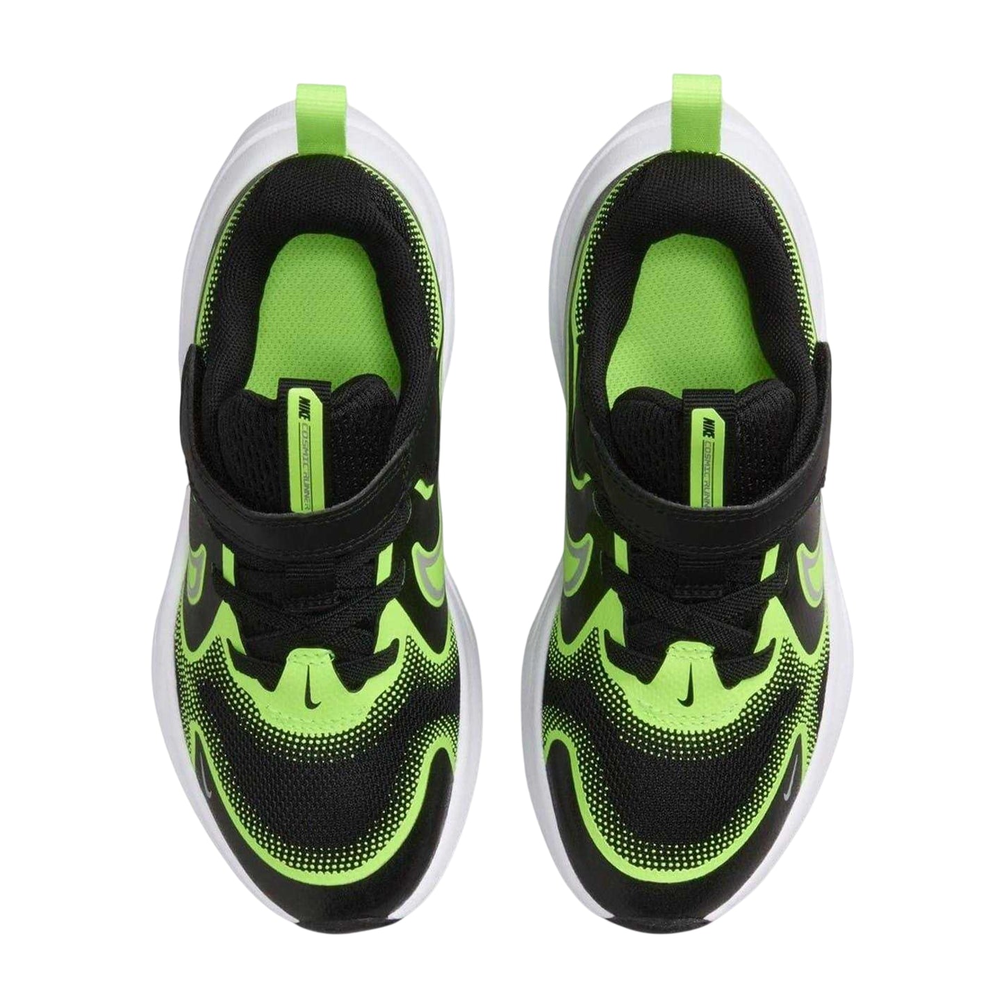 Dark Grey-Black - Side - Nike Childrens-Kids Cosmic Hook and Loop Trainers