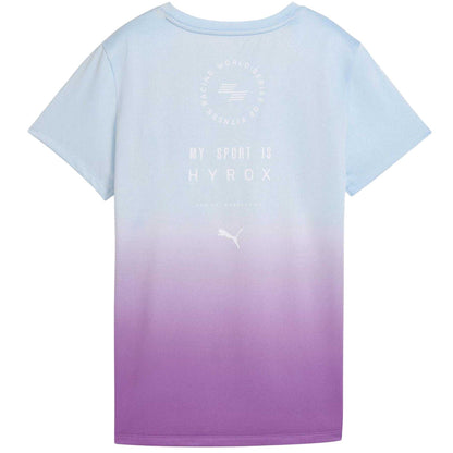 Orchid - Back - Puma Unisex Adult Hyrox Ombre Knitted Regular T-Shirt
