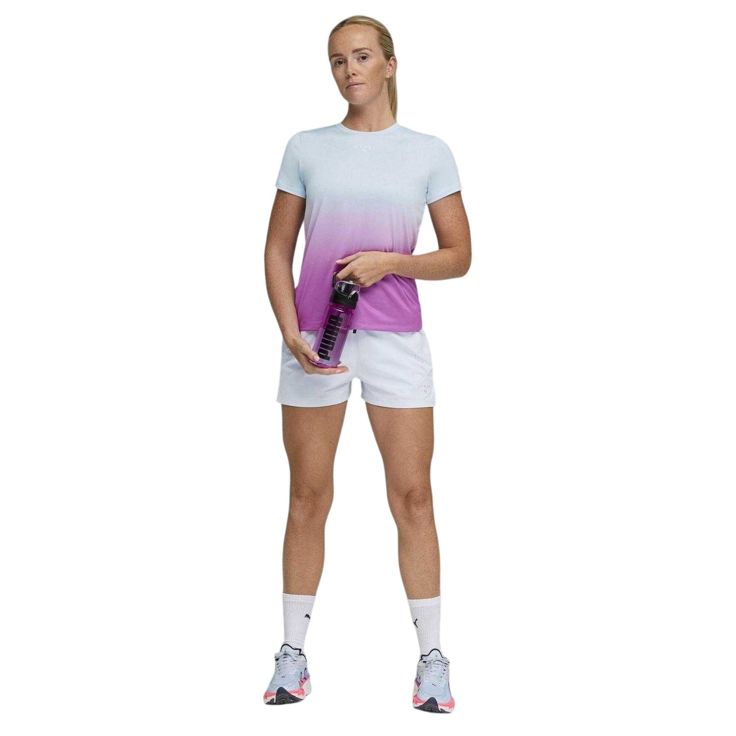 Orchid - Lifestyle - Puma Unisex Adult Hyrox Ombre Knitted Regular T-Shirt