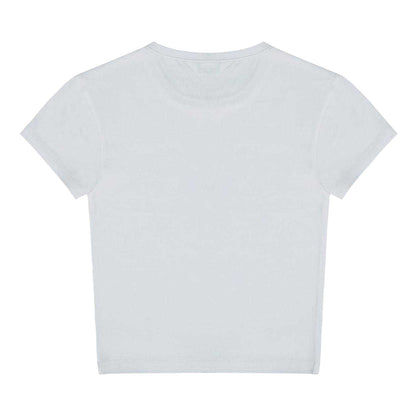Coffee - Back - Jack Wills Womens-Ladies Coffee Cup Fitted Crop Top