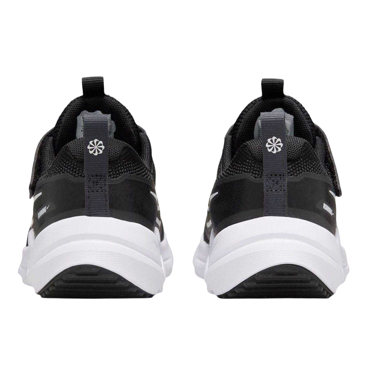 Black-White - Back - Nike Childrens-Kids Downshifter 12 Trainers