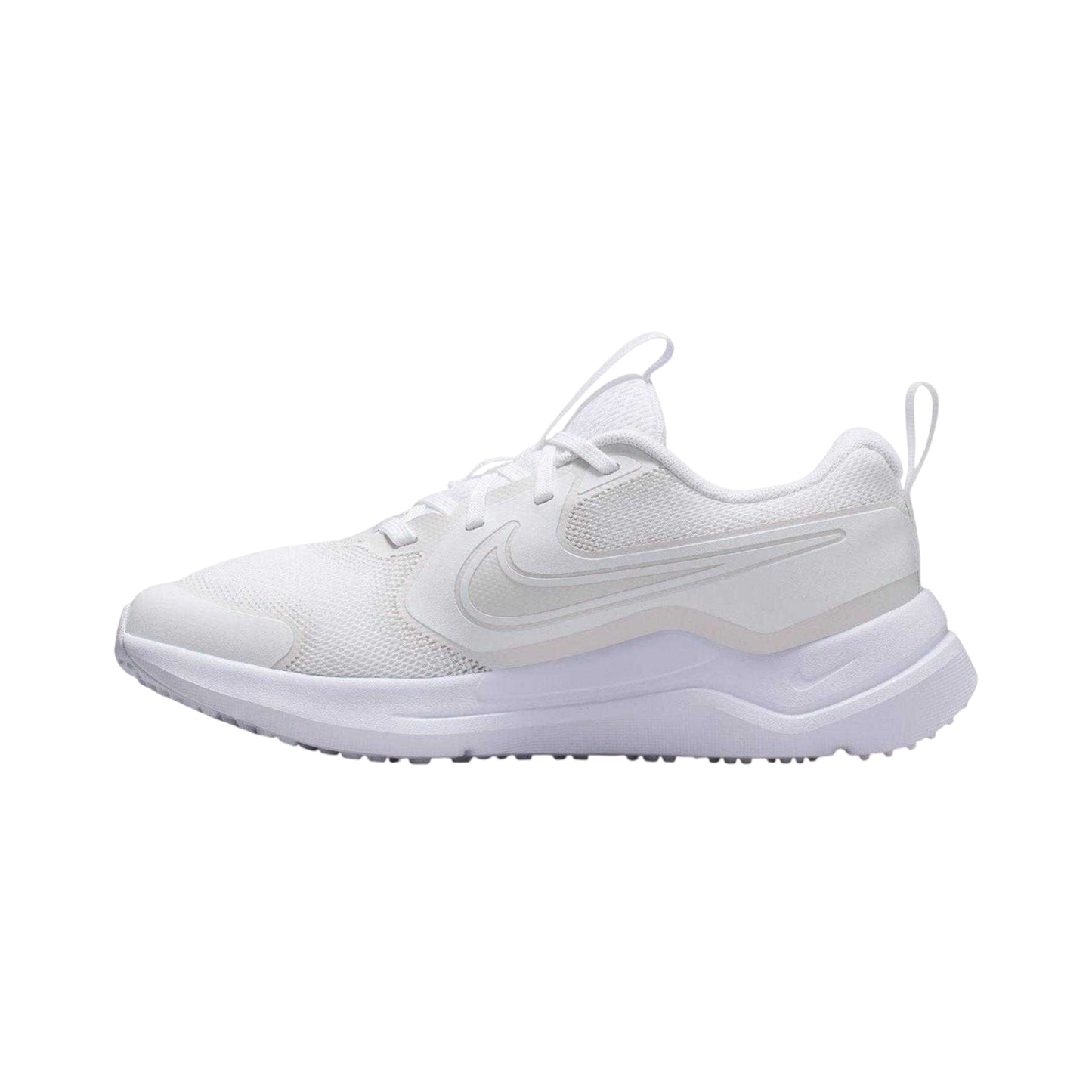 White - Side - Nike Childrens-Kids Downshifter 12 Trainers