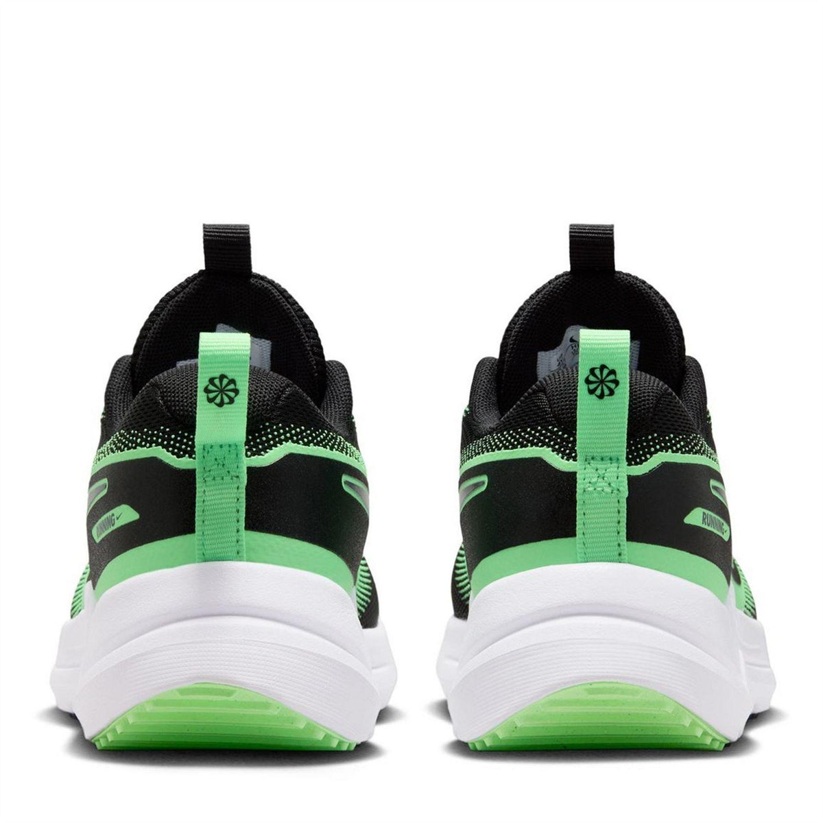 Black-Green - Lifestyle - Nike Childrens-Kids Downshifter 12 Trainers
