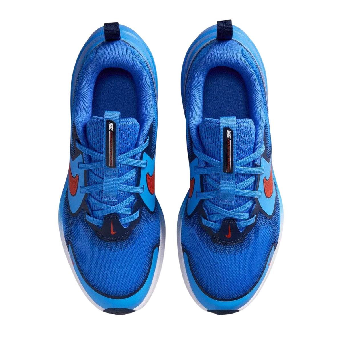 Blue-Red - Lifestyle - Nike Childrens-Kids Downshifter 12 Trainers