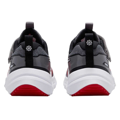 Grey-Red - Back - Nike Childrens-Kids Downshifter 12 Trainers