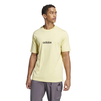 Yellow - Lifestyle - Adidas Mens Logo Cotton T-Shirt