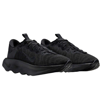 Black-Grey - Front - Nike Mens Motiva Swoosh Walking Shoes
